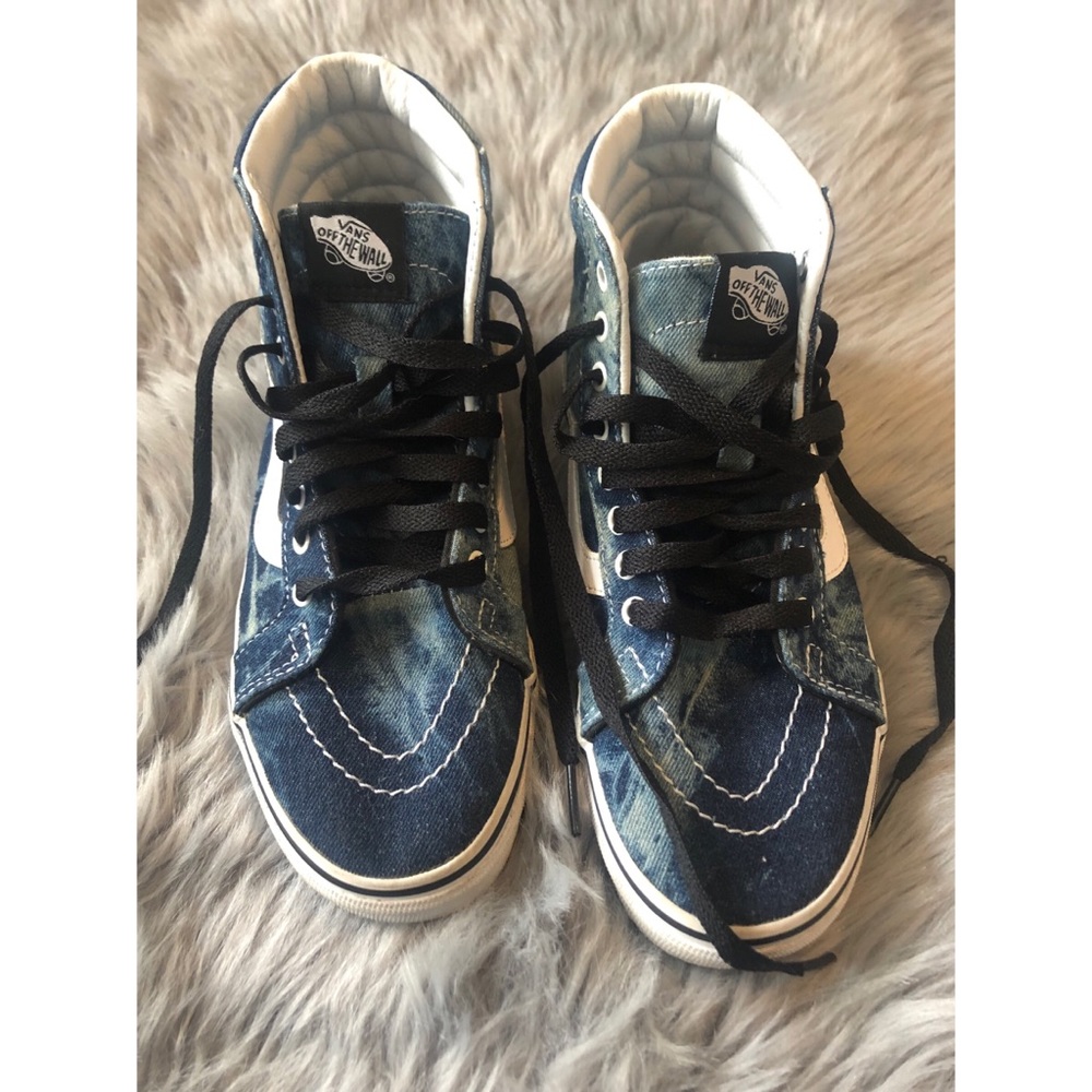 Acid Wash Denim Vans